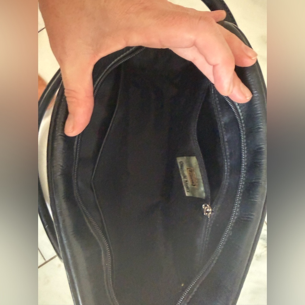 Osgoode Marley black leather handbag purse - Picture 9 of 15